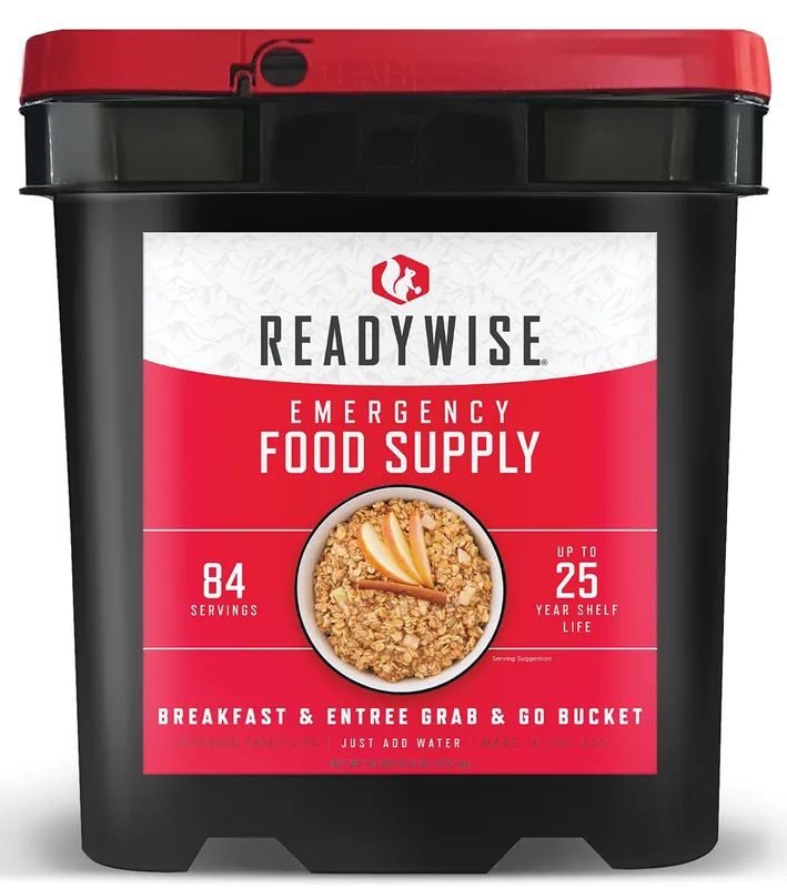ReadyWise Meals Ready to Eat Freeze Dried Entrees 84 Servings RW01-184