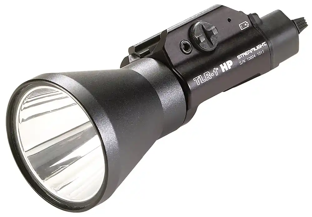Streamlight TLR-1 HPL For Handgun 1000 Lumens Output White LED Light 490 Meters Beam Glock Style Rail/Picatinny Mount Black Anodized Aluminum Features Remote Switch