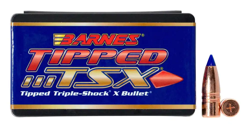 Barnes Bullets Tipped TSX 35 Caliber .358 180 GR TTSX Flat Base 50 Per Box