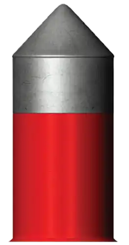 Crosman LF22167 Red Flight Penetrators .22 Pellet Lead-Free Belted/Pointed 100 Per Box