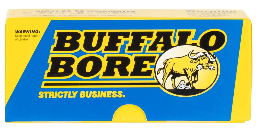 Buffalo Bore Ammunition Heavy 30-30 Win 190 gr Semi-Jacketed Flat Point (SJFP) 20 Bx