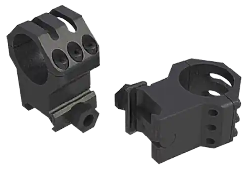Weaver Mounts 99695 Six Hole Tactical Scope Ring Set For Rifle Picatinny/Weaver Extra High 30mm Tube Black Anodized Aluminum
