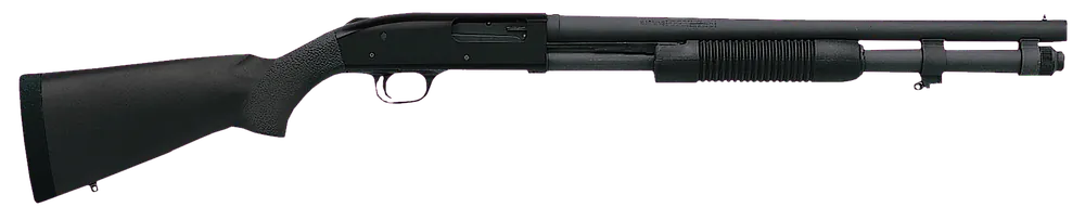 Mossberg 51660 590A1 Tactical 12 Gauge 3" 8+1 20" Heavy-Walled Barrel Black Parkerized Rec Black Synthetic Stock Right Hand