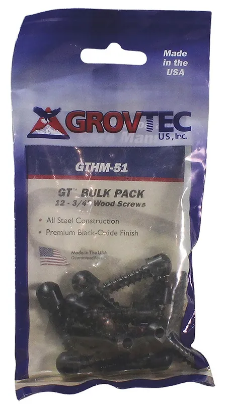 Grovtec US Inc Wood Screw Swivel Studs 0.5"