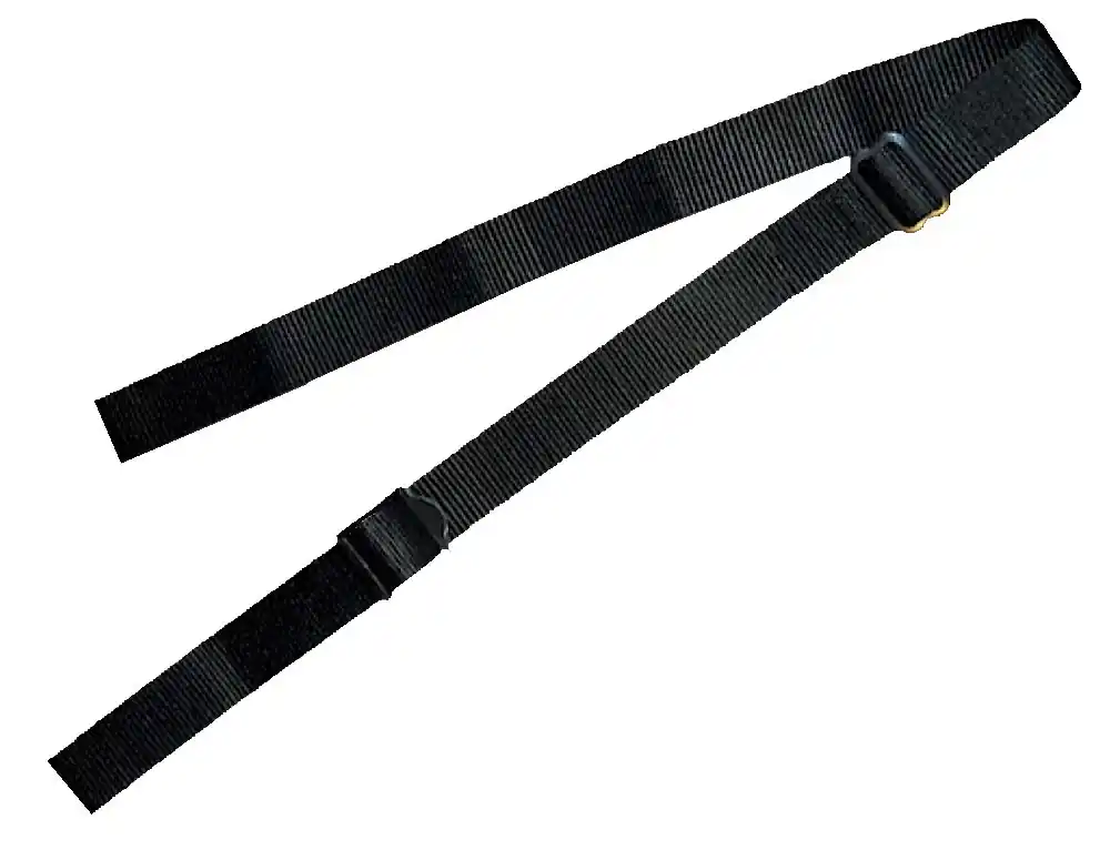 Grovtec US Inc Utility Sling made of Black Nylon with 48" OAL, 1.25" W & Adjustable Design for Rifle/Shotgun