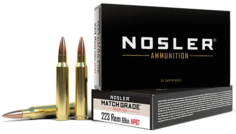 Nosler Match Grade 223 Rem. 69 Gr. Custom Competition HPBT 20/Box