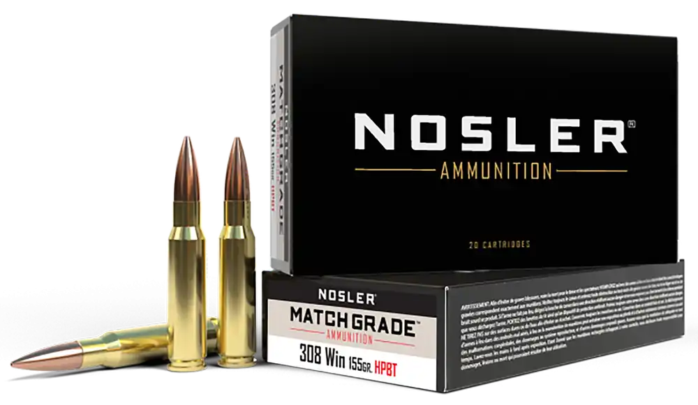 Nosler Match Grade 308 Win 155gr Custom Competition 20rd Box
