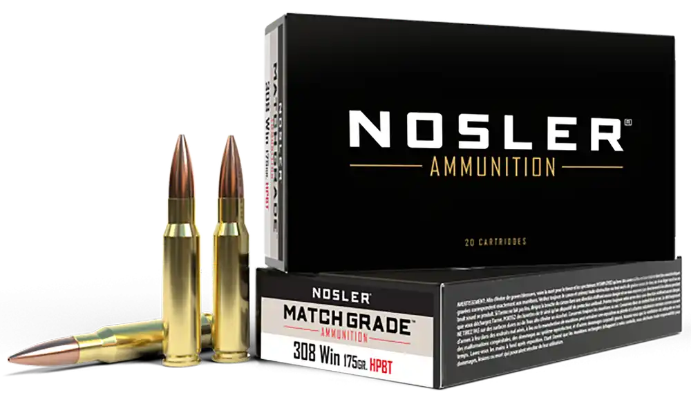 Nosler 308 Win 175gr Custom Competition 20rd Box