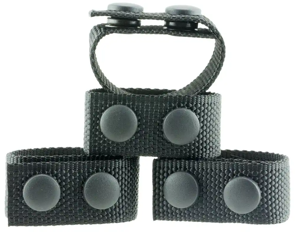Blackhawk Belt Keeper 2.25" Black Nylon Snap Mount