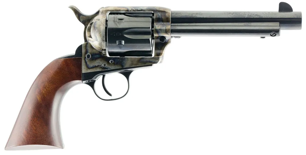 Taylors & Company 1873 Gunfighter 357 Mag Revolver, 5.50" 6+1 Blued