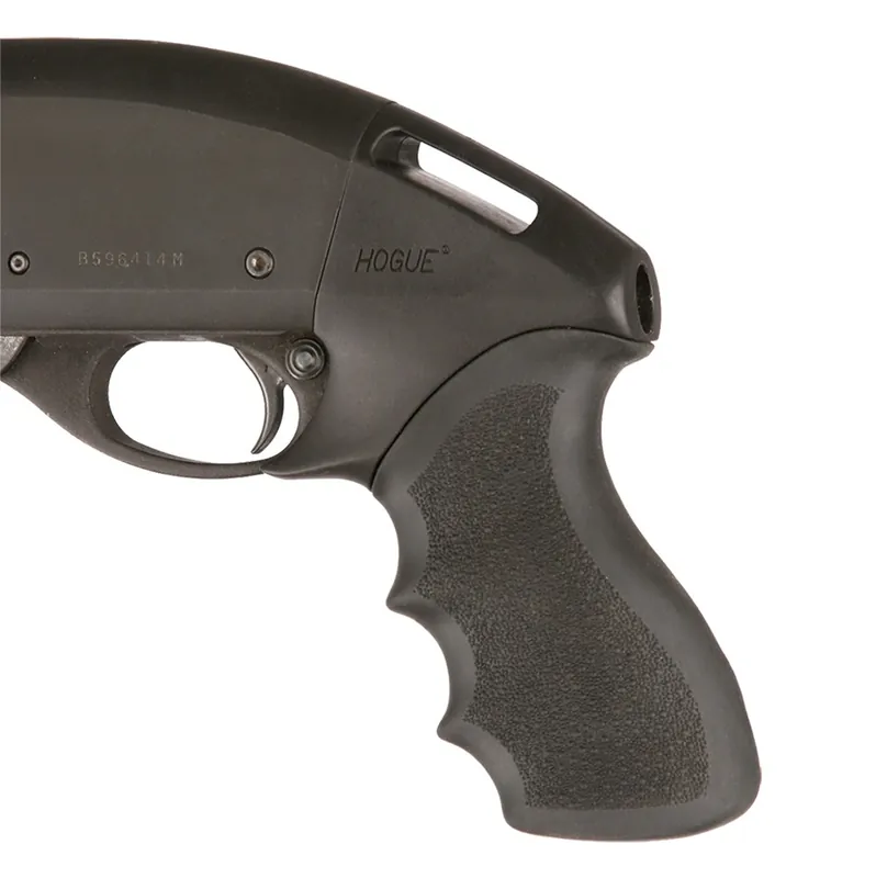 Hogue Tamer Black Rubber Pistol Grip with Finger Grooves