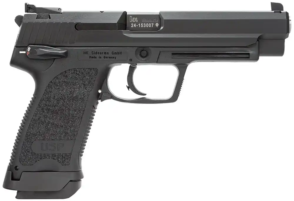 HK USP Expert V1 9mm Luger Caliber, 4.25", 18+1, Black Finish