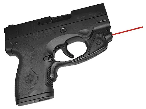 Crimson Trace Laserguard 5mW Red Laser with 633nM Wavelength & 50 ft Range Black Finish for Beretta Nano