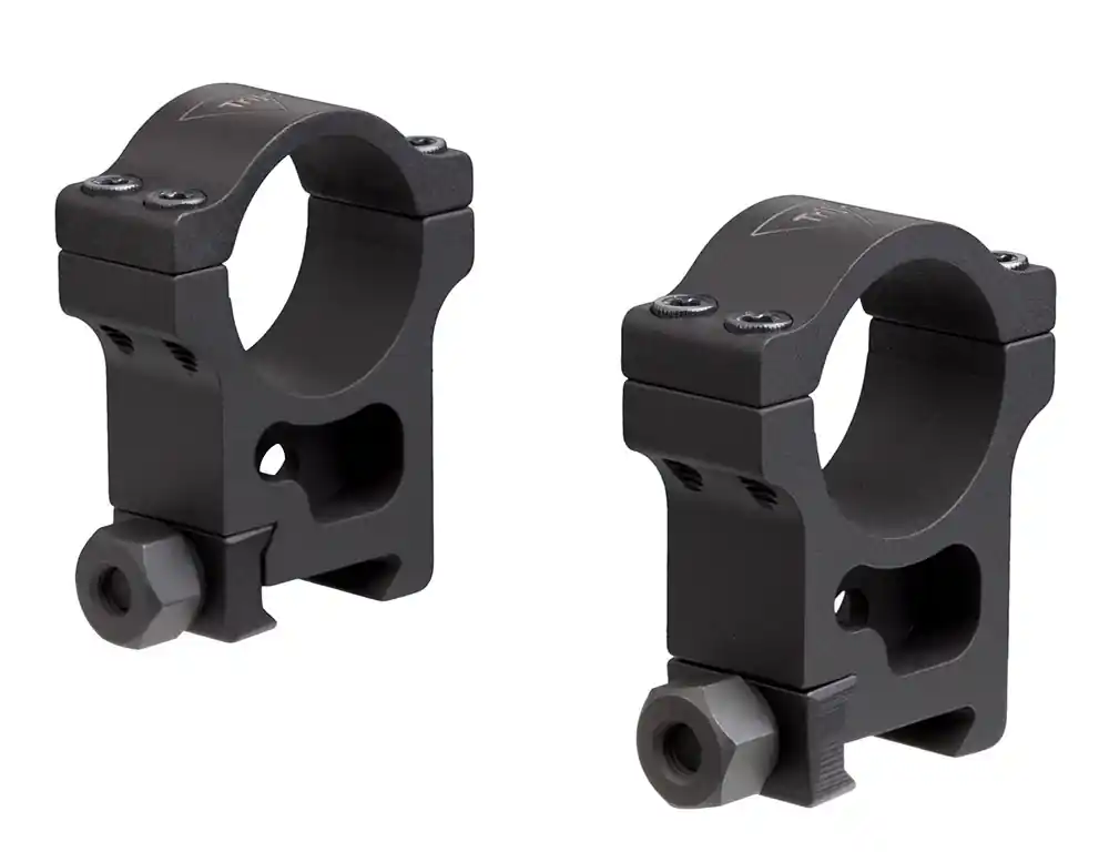 Trijicon Scope Ring Set Picatinny Rail Extra High 30mm Tube Black Hardcoat Anodized Aluminum