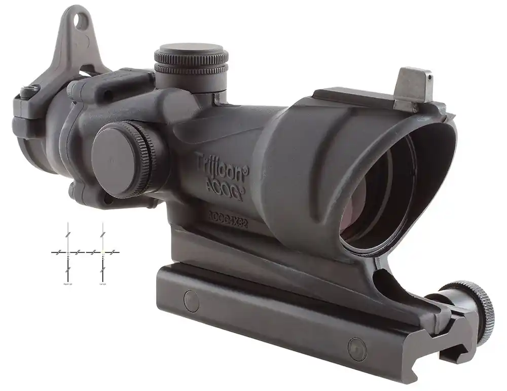 Trijicon ACOG Hardcoat Anodized 4x32mm Illuminated Amber