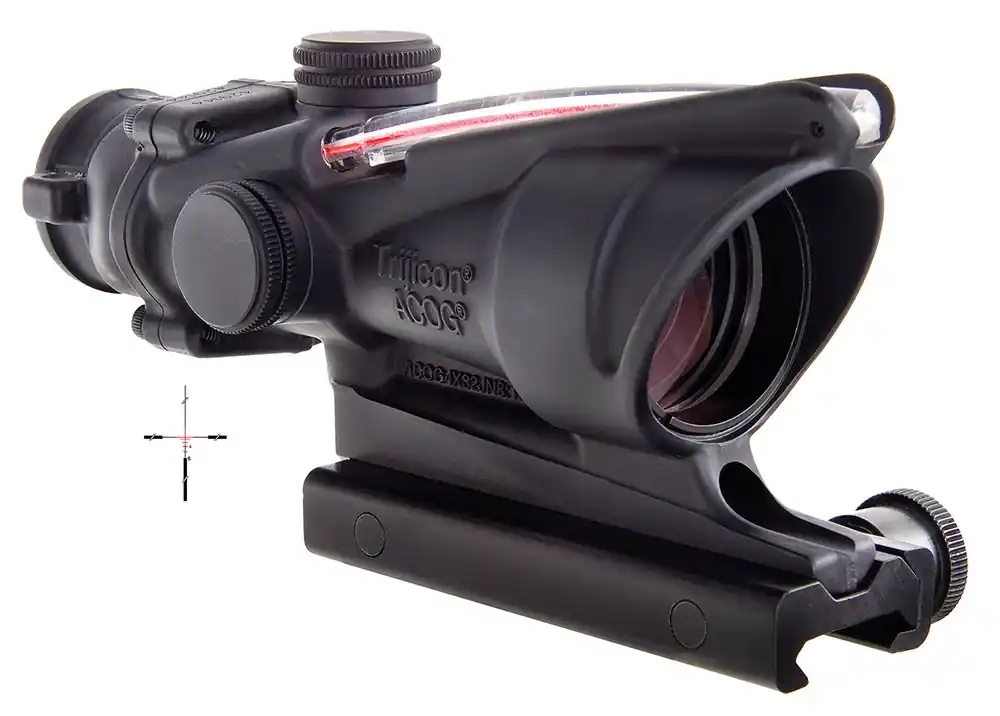Trijicon ACOG Hardcoat Anodized 4x32mm Illuminated Red