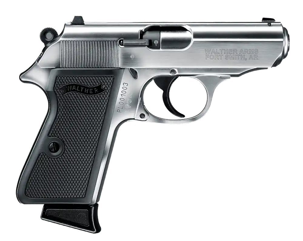 Walther Arms PPK/S 22 LR 3.30" Black/Stainless Rifle