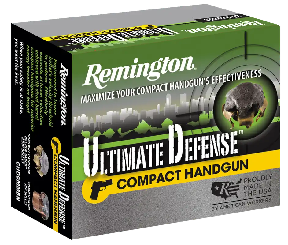 Remington Ammo Ultimate Defense 45acp 230gr HP 20rd