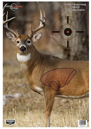 Birchwood Casey Pregame Deer Paper Hanging Universal 16.50" x 24" 3 Per Pkg