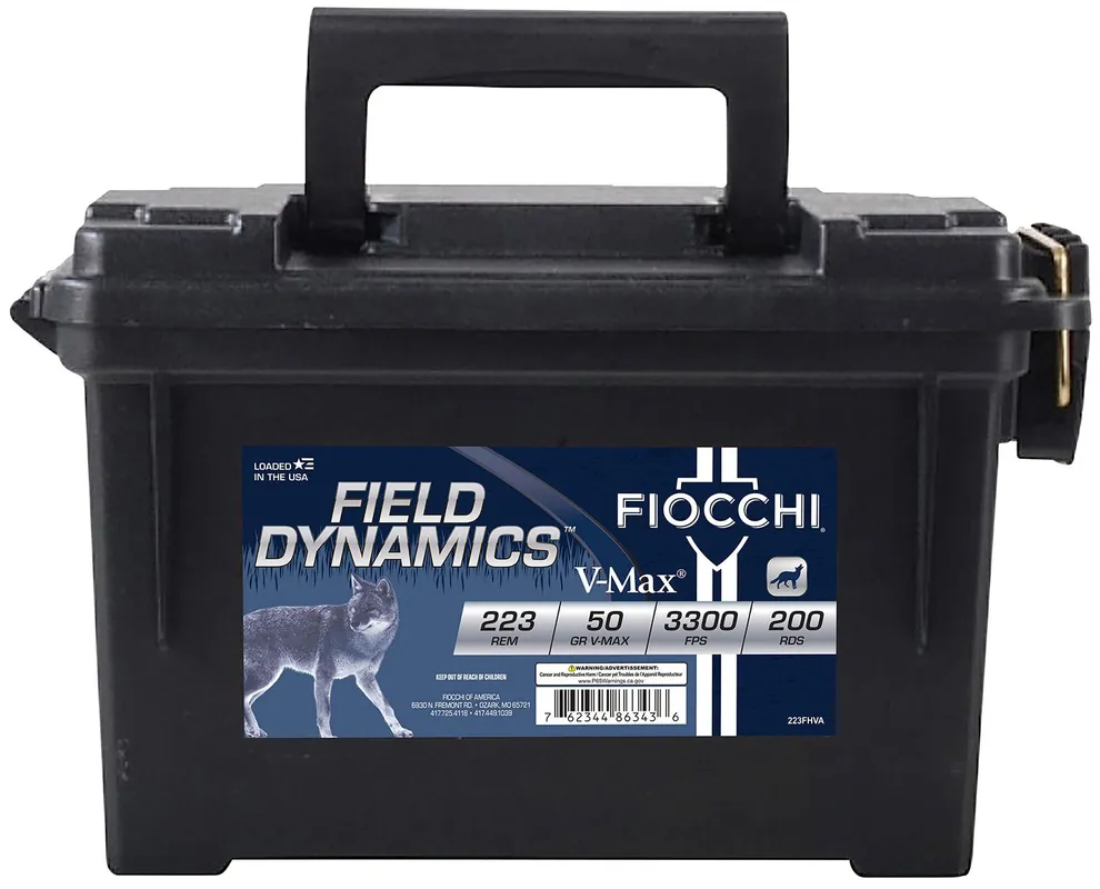 Fiocchi Field Dynamics 223 Rem. 50 Gr. Hornady V Max 200/Box