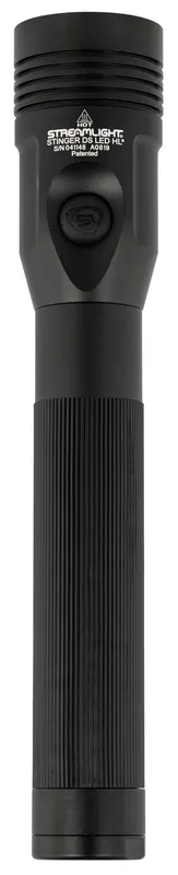 Streamlight Stinger DS LED HL Black Anodized Aluminum White LED 200/400/800 Lumens 310 Meters Range