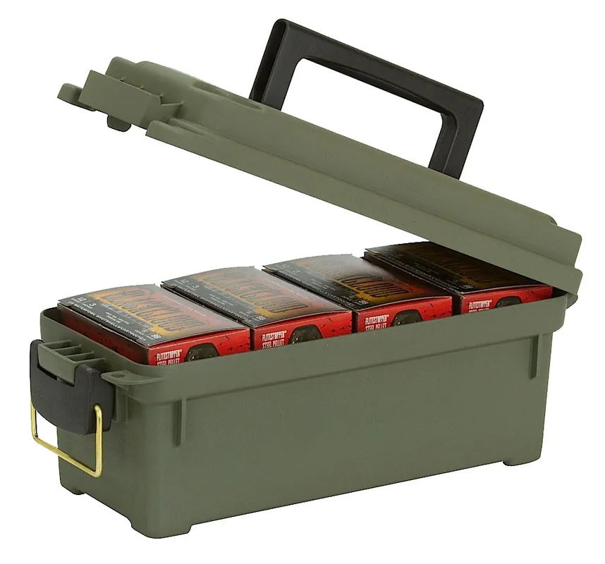 Plano Shell Box 4 Boxes OD Green 13.62" x 5.60" x 5.60"