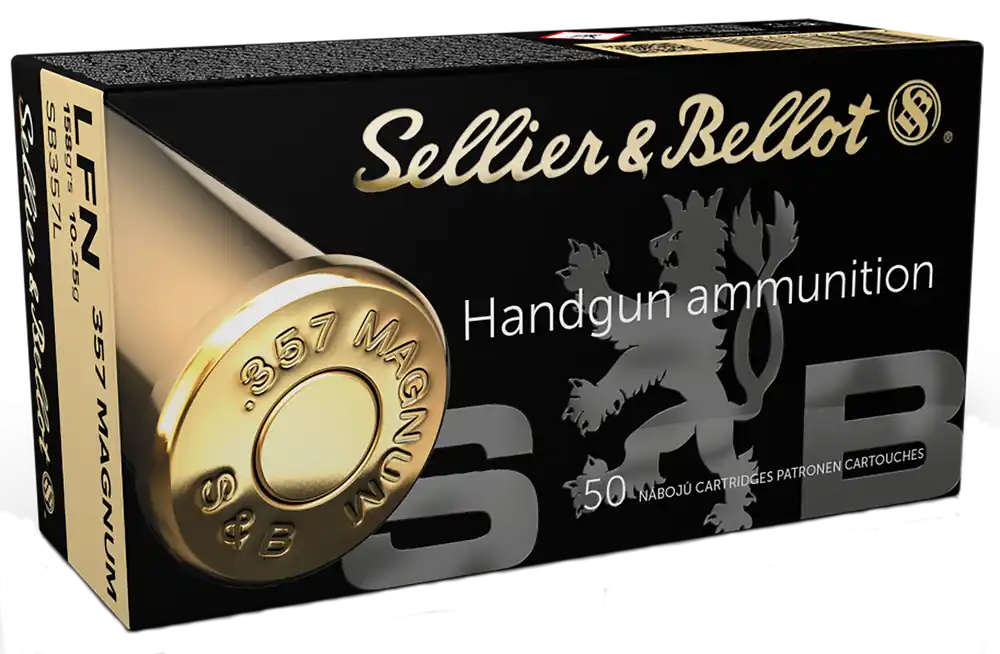 Sellier & Bellot Handgun 357 Mag 158 gr Lead Flat Nose (LFN) 50 Bx/ 20 Cs