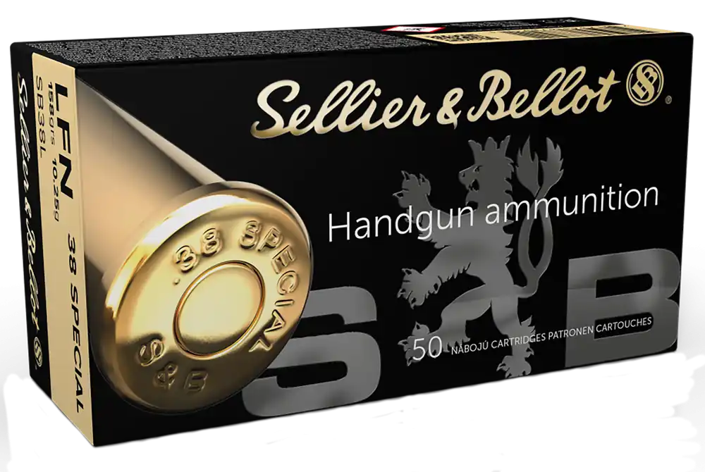 Sellier & Bellot Handgun 38 Special 158 gr Lead Flat Nose (LFN) 50 Bx/ 20 Cs