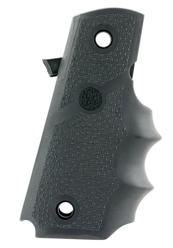 Hogue Rubber Grip Black Rubber with Finger Grooves for Para Ordnance P-14