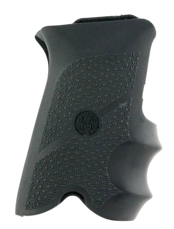 Hogue Rubber Grip Black Rubber with Finger Grooves for Ruger P85, P91