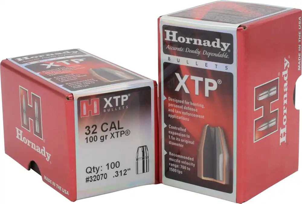 Hornady XTP 32 Cal .312 100 gr Hollow Point (HP) 100 Per Box