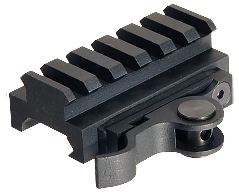 AimShot Rail Mount Black Anodized Quick Release Picatinny Rail 14mm Mount Height Aluminum