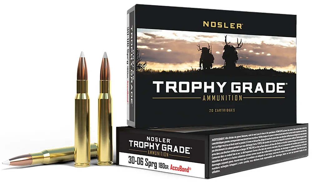 Nosler Trophy Grade 30-06 Springfield 180 Gr. AccuBond 20/Box