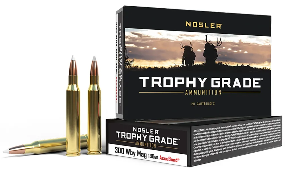 Nosler Trophy Grade 300 Wthby Mag 180 Gr. AccuBond 20/Box