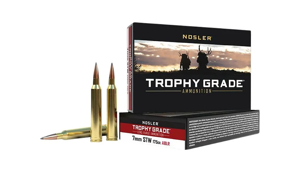 Nosler Trophy Grade Long-Range 7mm STW 175 gr Nosler Spitzer AccuBond Long Range 20 Rounds 60104