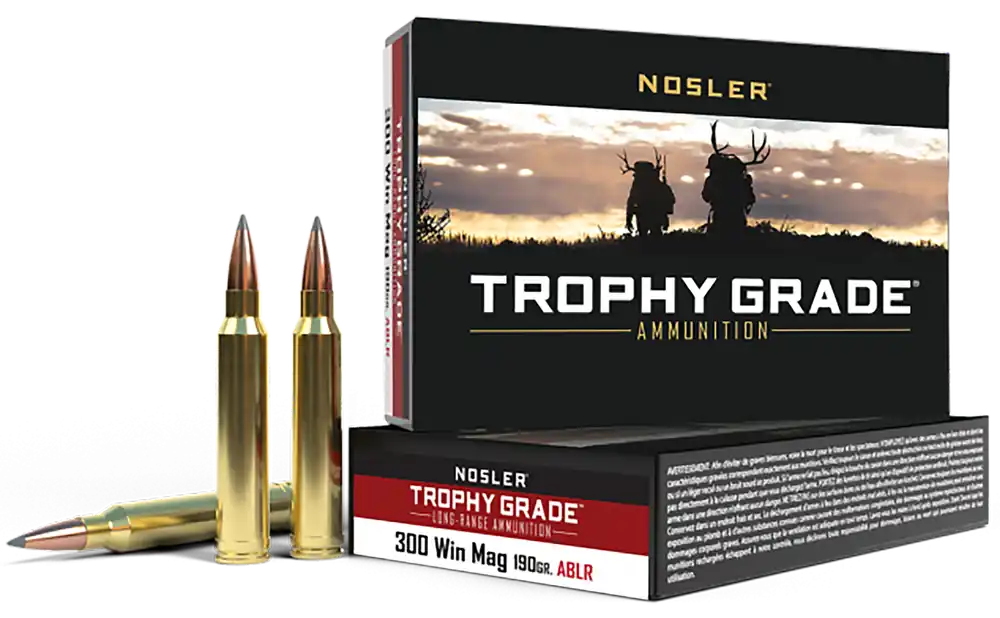 Nosler Trophy Grade Long Range 300 Win Mag 190 gr AccuBond Long Range 20 Bx/ 10 Cs