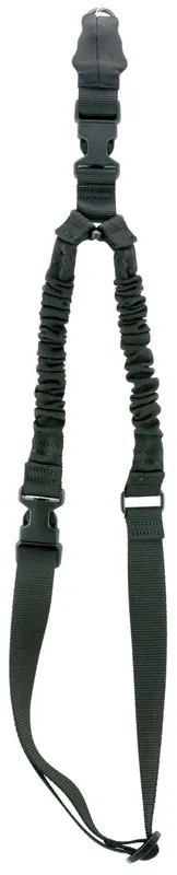 Aim Sports One Point Sling made of Black Elastic Webbing with 26" OAL, 1.25" W & Bungee Design for Rifles