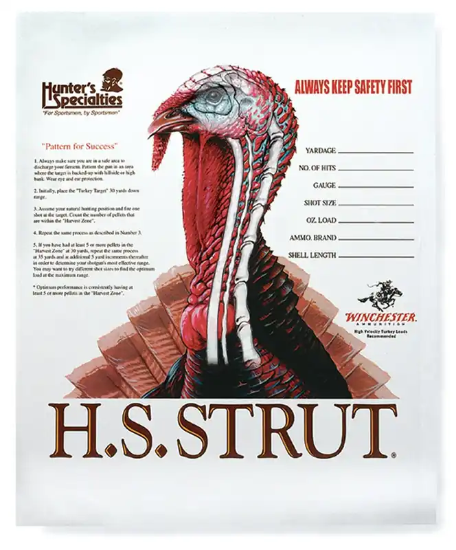 HS Strut Turkey Paper Hanging Shotgun