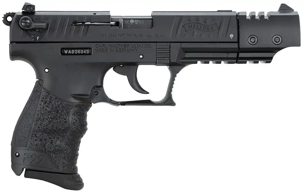 Walther Arms P22 CA Target 22 LR Pistol 5" 10+1 Black DA/SA 5120334