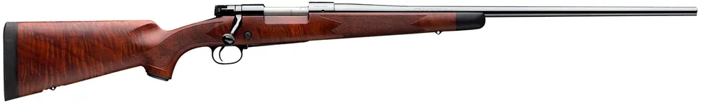 Winchester Model 70 Super Grade 7mm Rem Mag Rifle 26" Satin Fancy Walnut with Blued 535203230