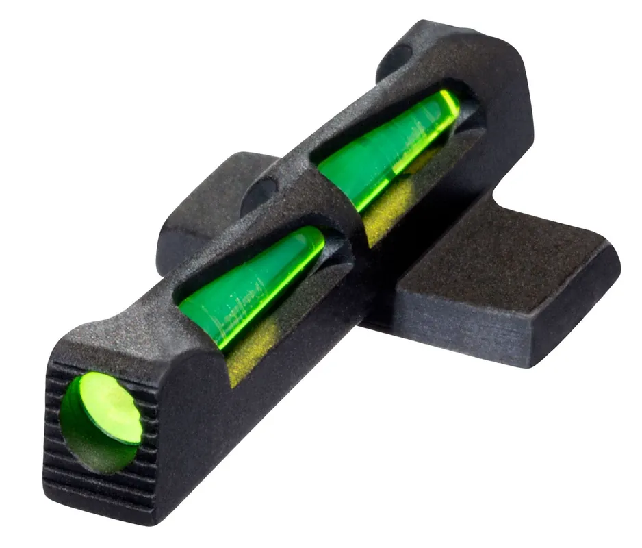 HiViz LiteWave Front Sight Interchangeable Green, Red, White Fiber Optic LitePipe Black Frame Springfield XD-S,XD,XD-M (Except XD 5.25")
