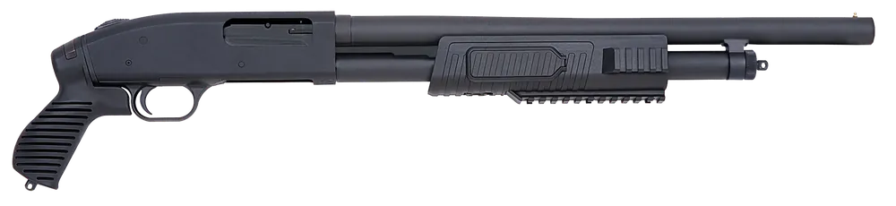 Mossberg 57340 500 JIC FLEX 12 Gauge 3" 5+1 18.50" Cylinder Bore Barrel Blued Rec Black Flex Pistol Grip Stock Right Hand