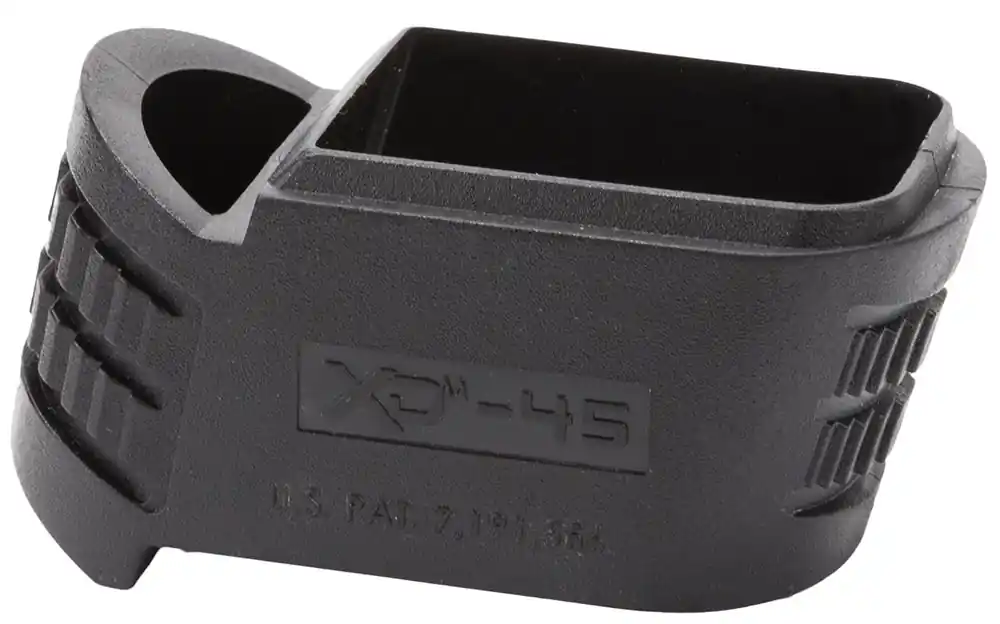Springfield Armory Backstrap Sleeve made of Polymer with Black Finish & 1 Piece Design for 45 ACP Springfield XD-M Compact with 1 Backstrap