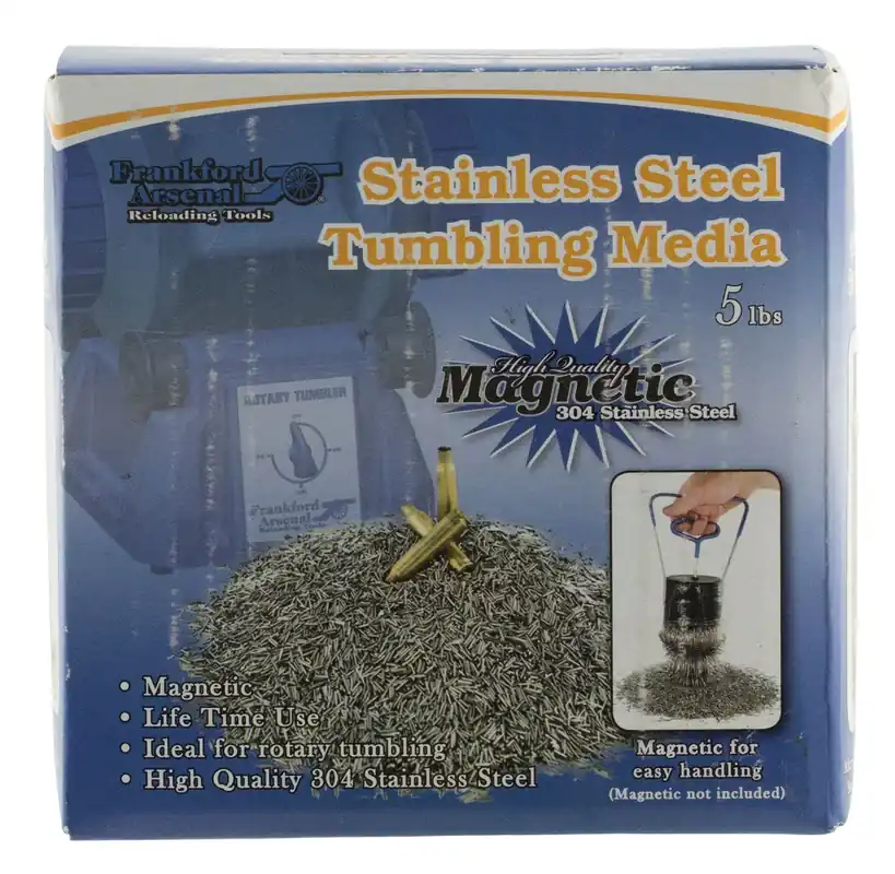 Frankford Arsenal Tumbling Media, 304 Stainless Steel 5 lbs