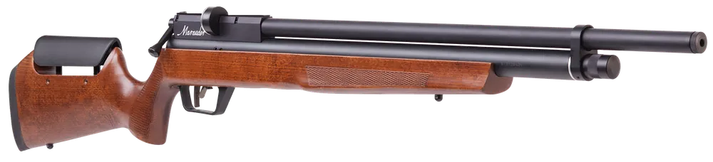 Benjamin BP2564W Marauder PCP 25 Pellet 8rd Black Rec/Barrel Hardwood Fixed with Adjustable Comb Stock