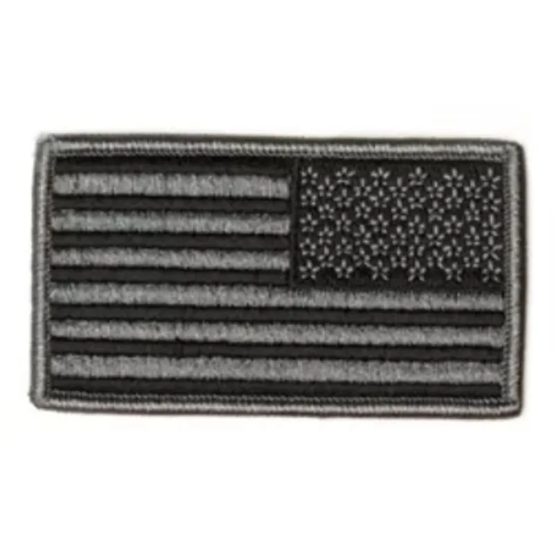 TAC SHIELD American Flag Patch Foliage Green Reverse Facing