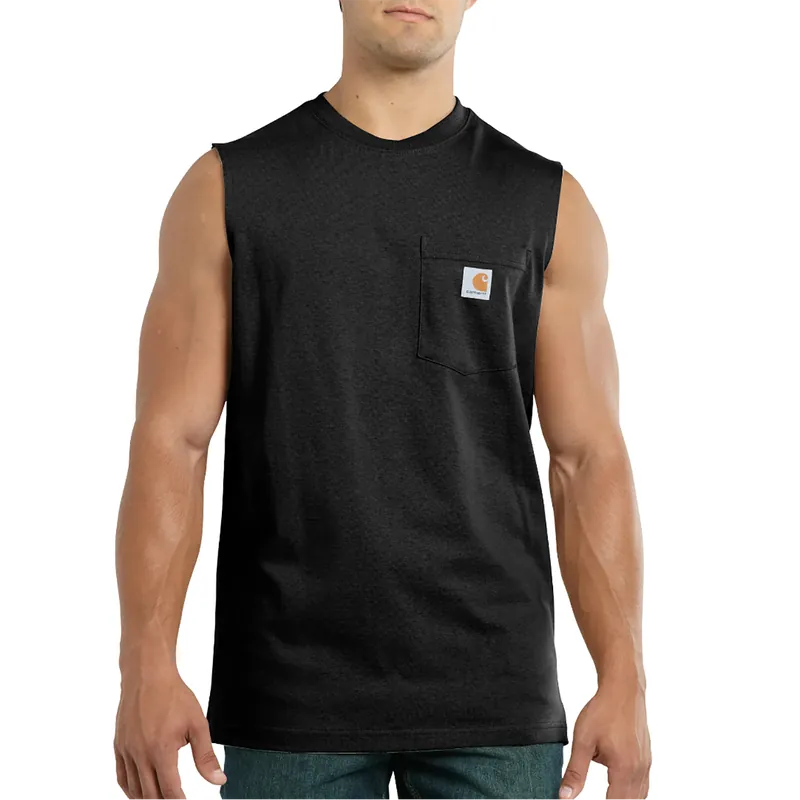 Carhartt Men‘s Relaxed Heavyweight Sleeveless Pocket T-Shirt
