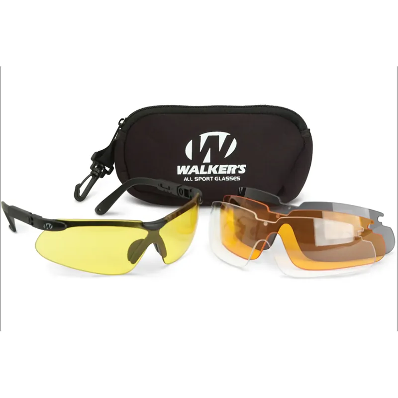 Walker‘s Game Ear Sport Glasses w/Interchangeable Lens