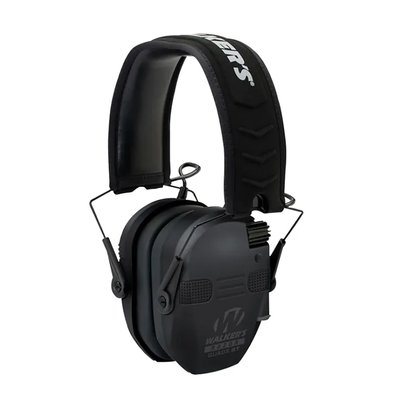 Walker‘s Game Ear Razor Slim Electronic Quad Muff w/Bluetooth