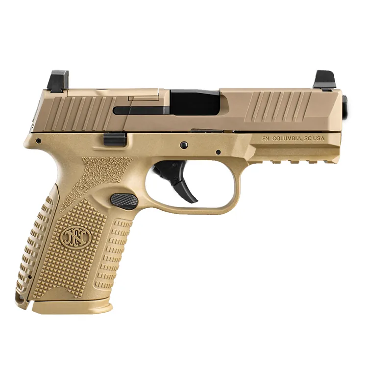 FN America 509 Midsize MRD 9MM Pistol-No Manual Safety, FDE 4"